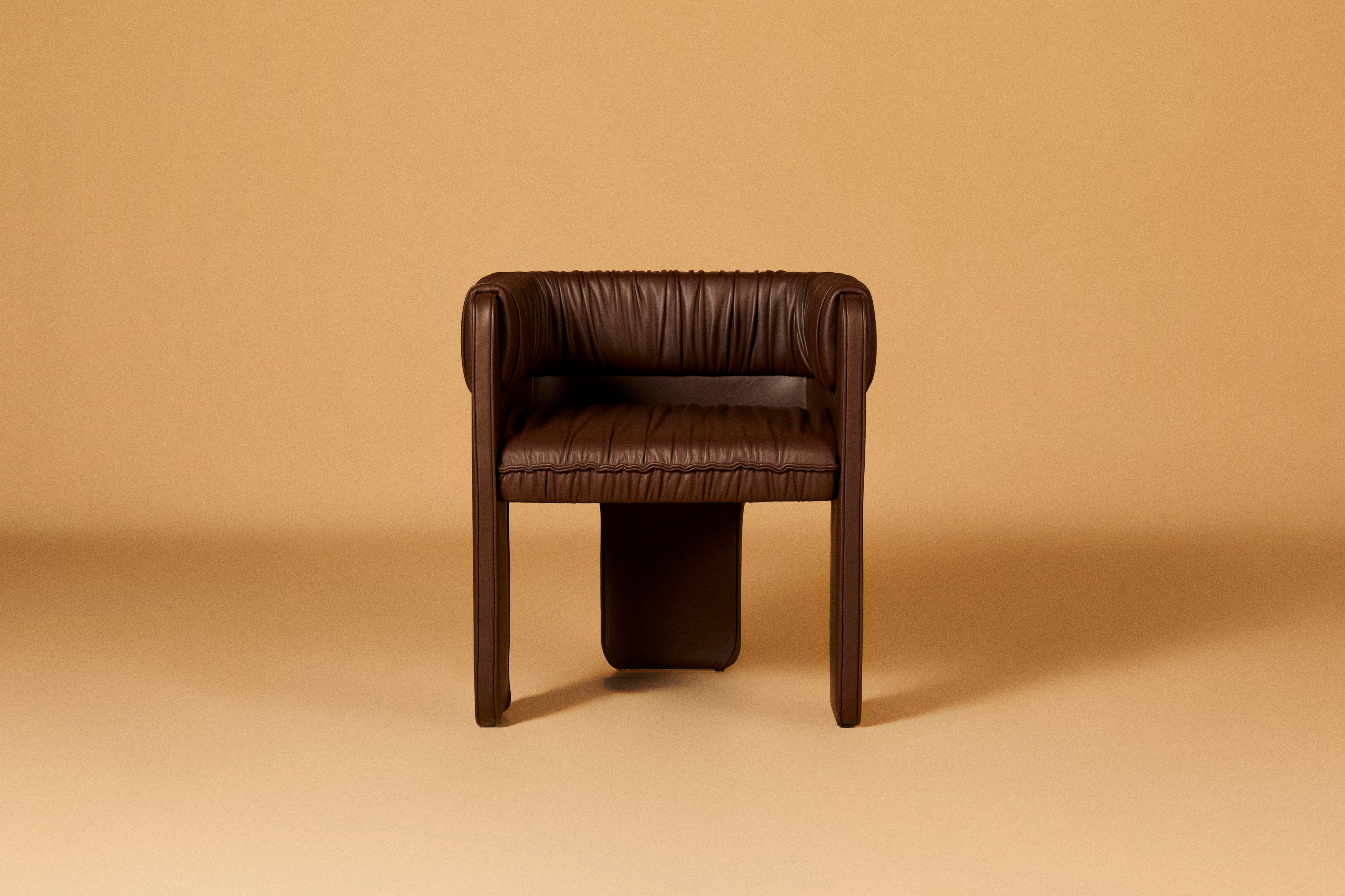 MARRONE SEMI-ANILINE LEATHER