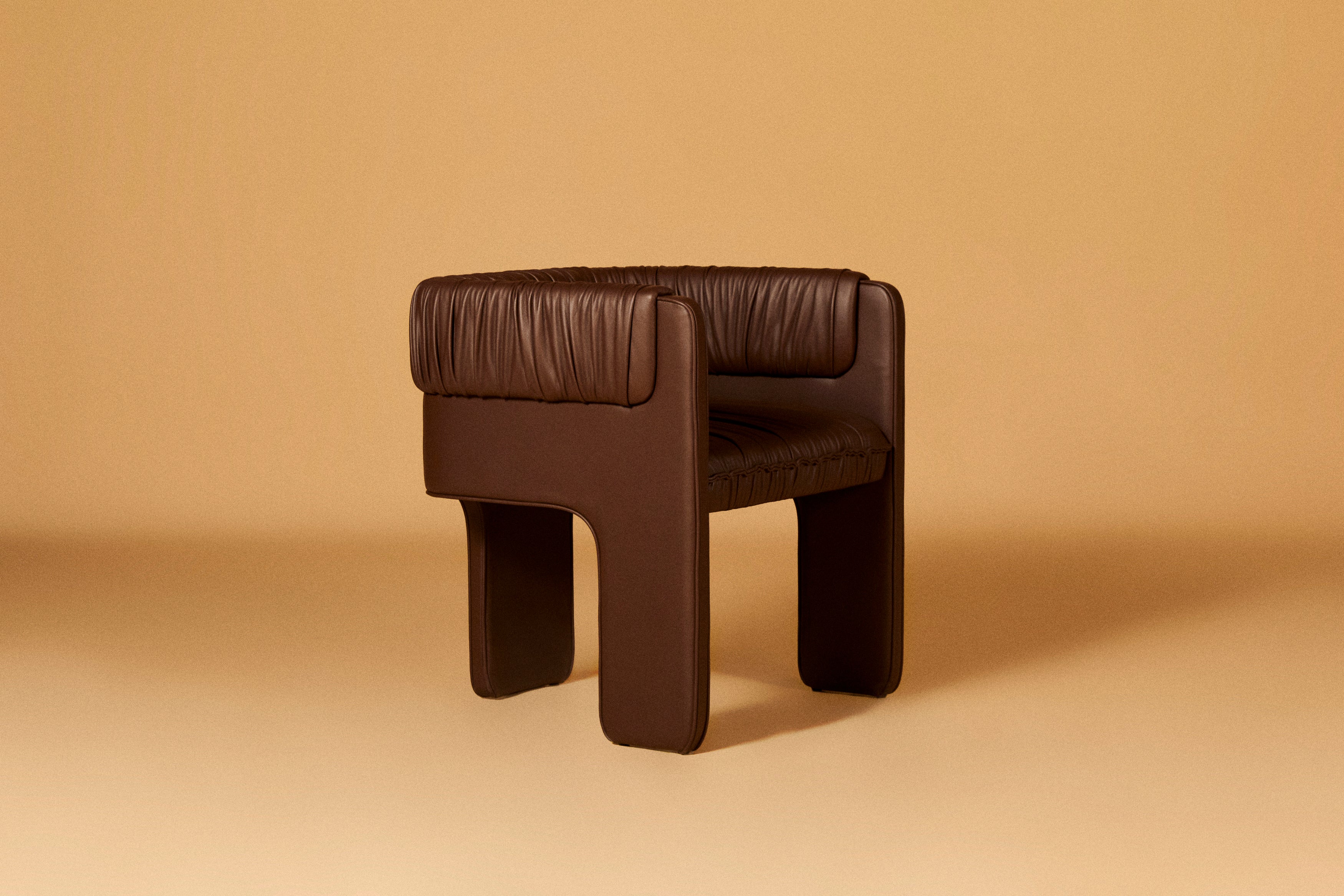 MARRONE SEMI-ANILINE LEATHER