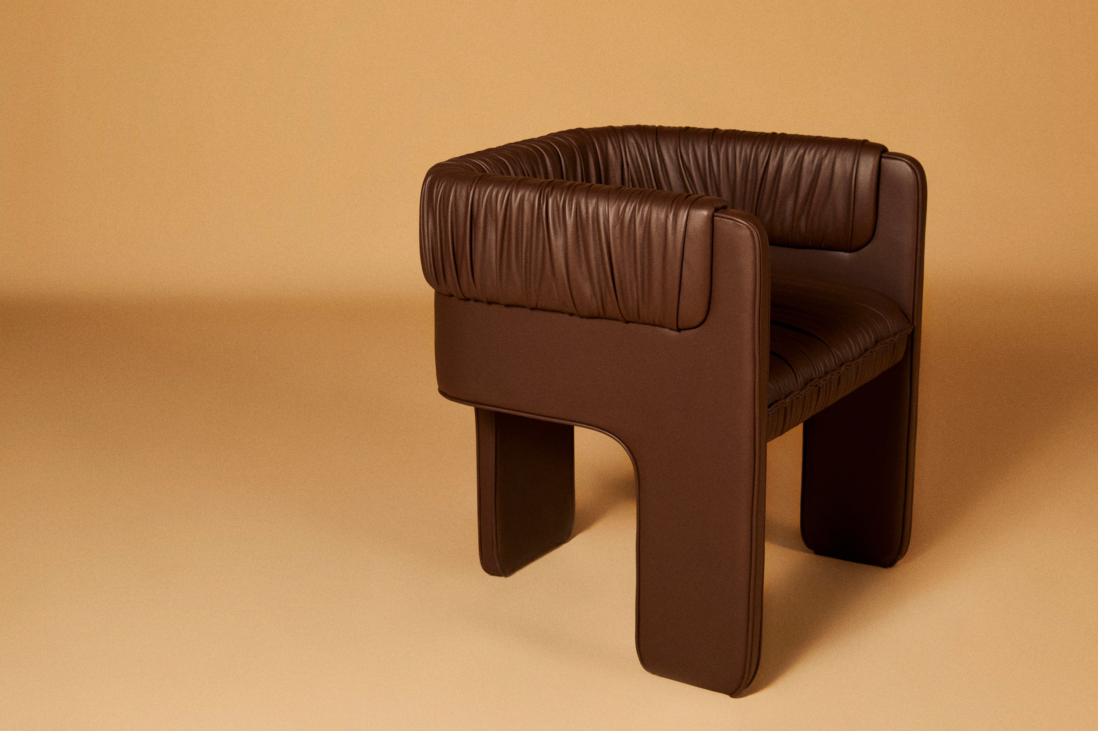 MARRONE SEMI-ANILINE LEATHER