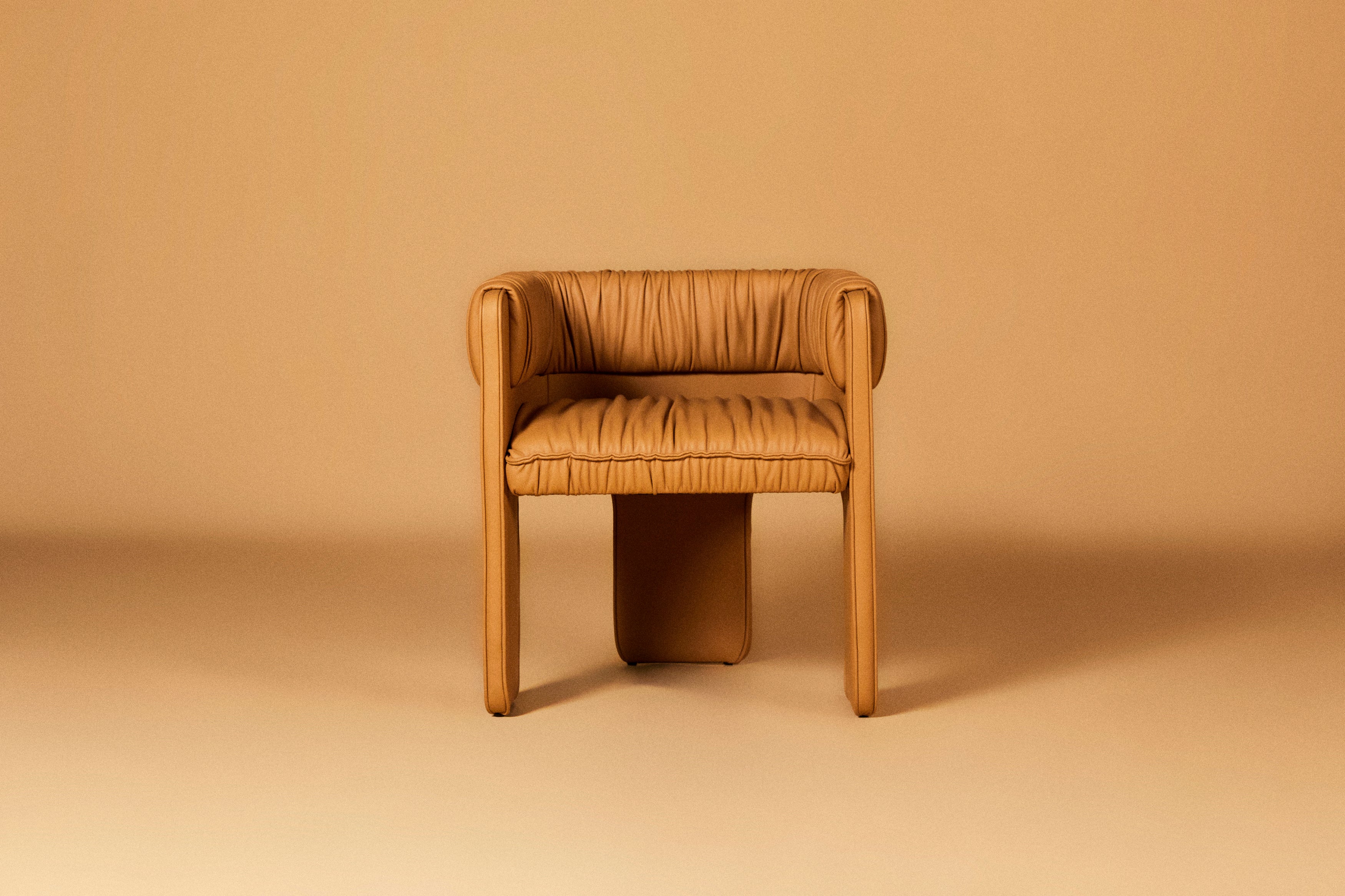 CARAMELLO SEMI-ANILINE LEATHER