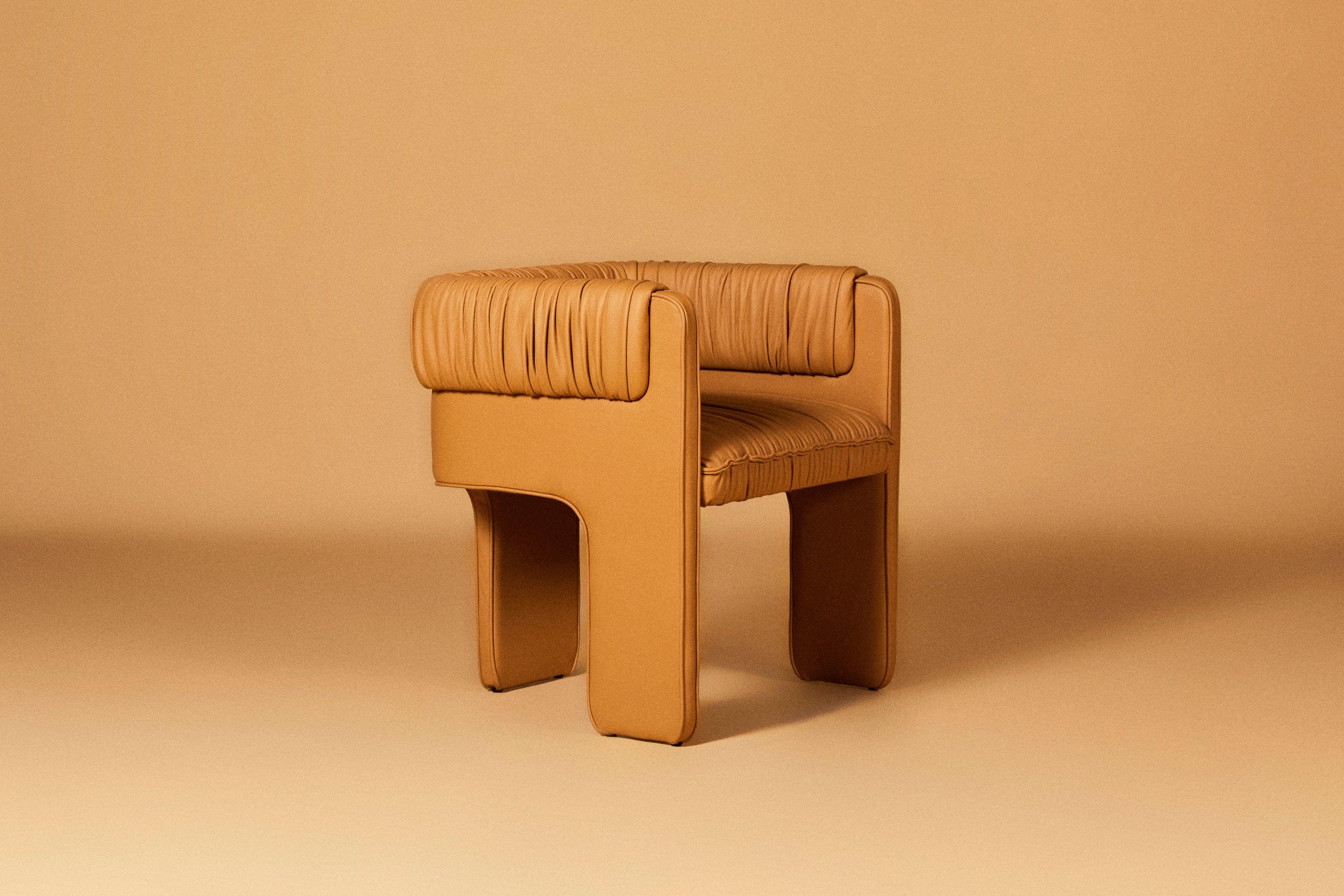 CARAMELLO SEMI-ANILINE LEATHER
