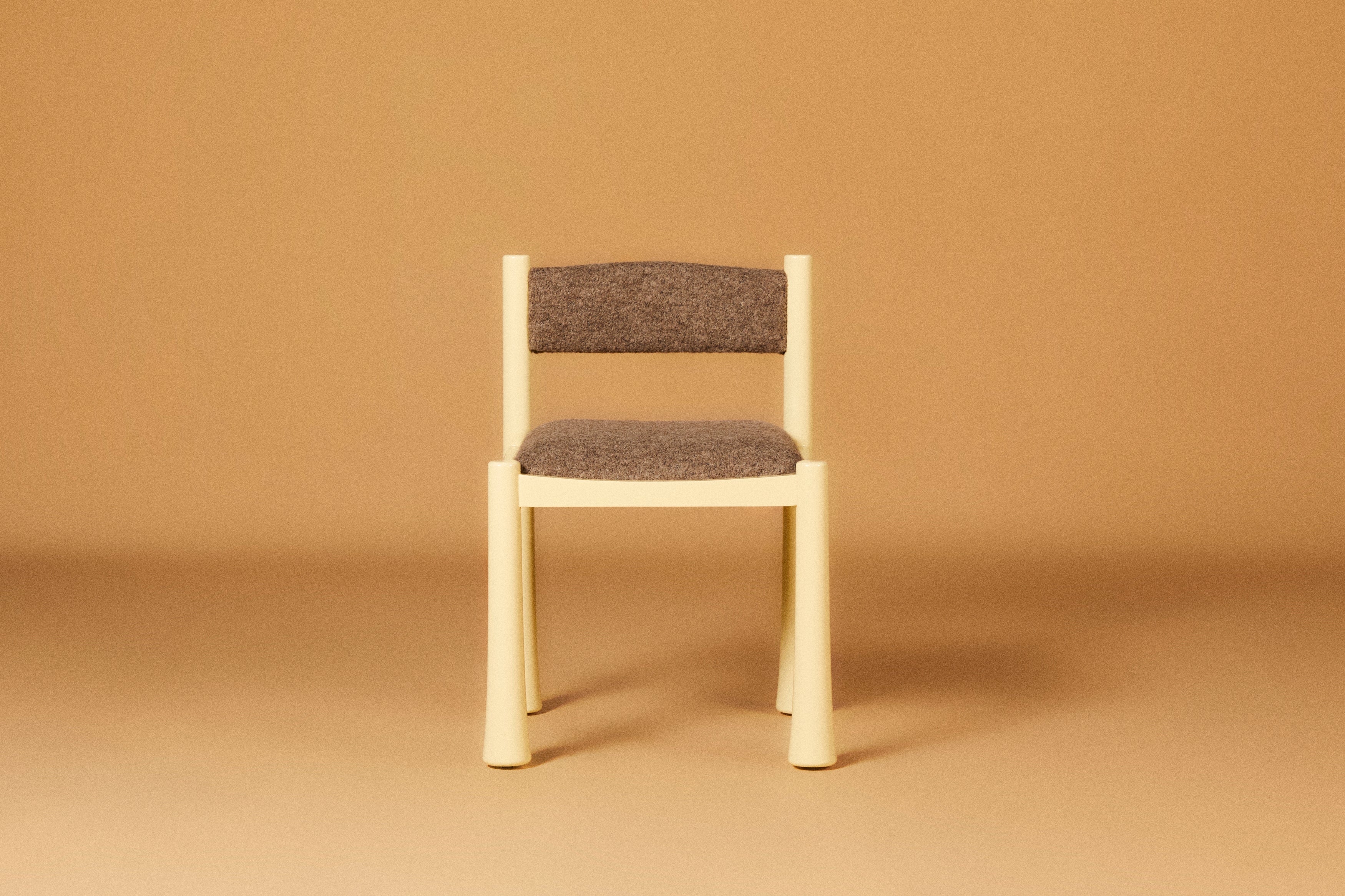 GRIGIO WOOL BOUCLE & BURRO LACQUER