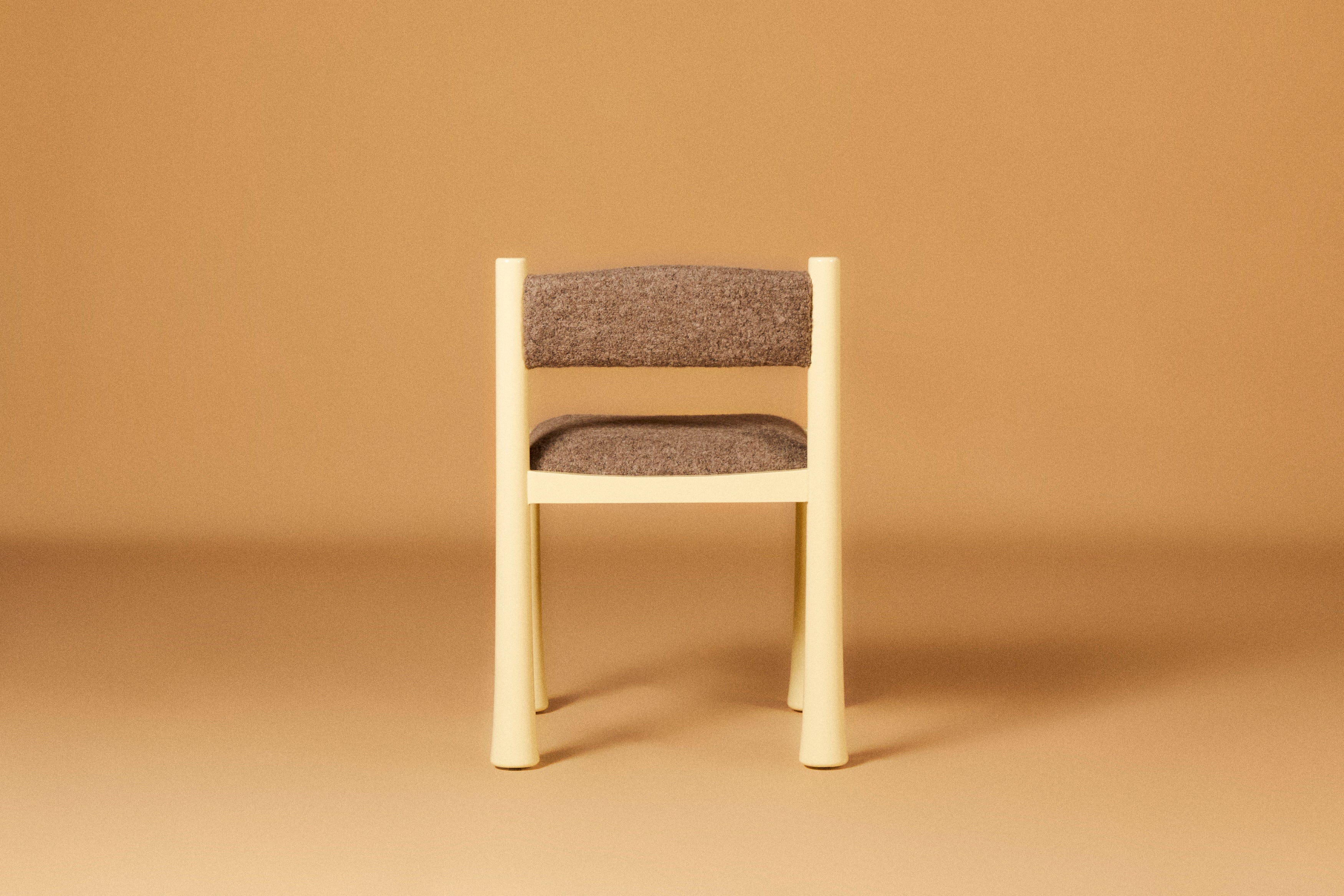 GRIGIO WOOL BOUCLE & BURRO LACQUER