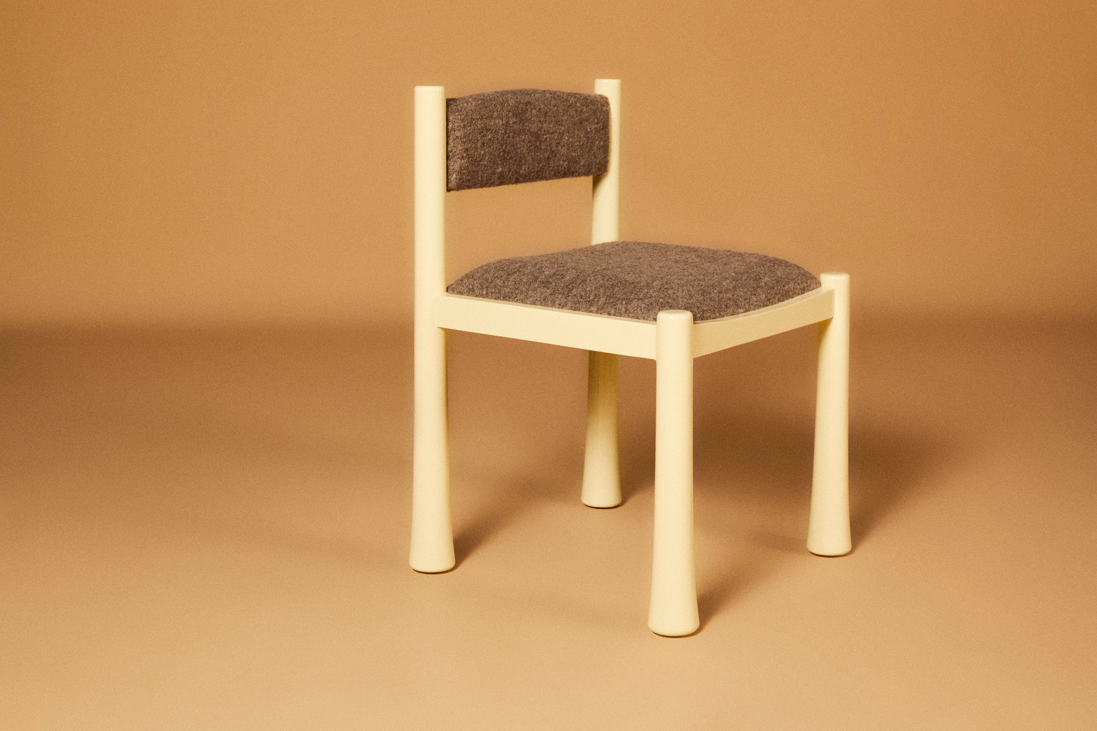 GRIGIO WOOL BOUCLE & BURRO LACQUER