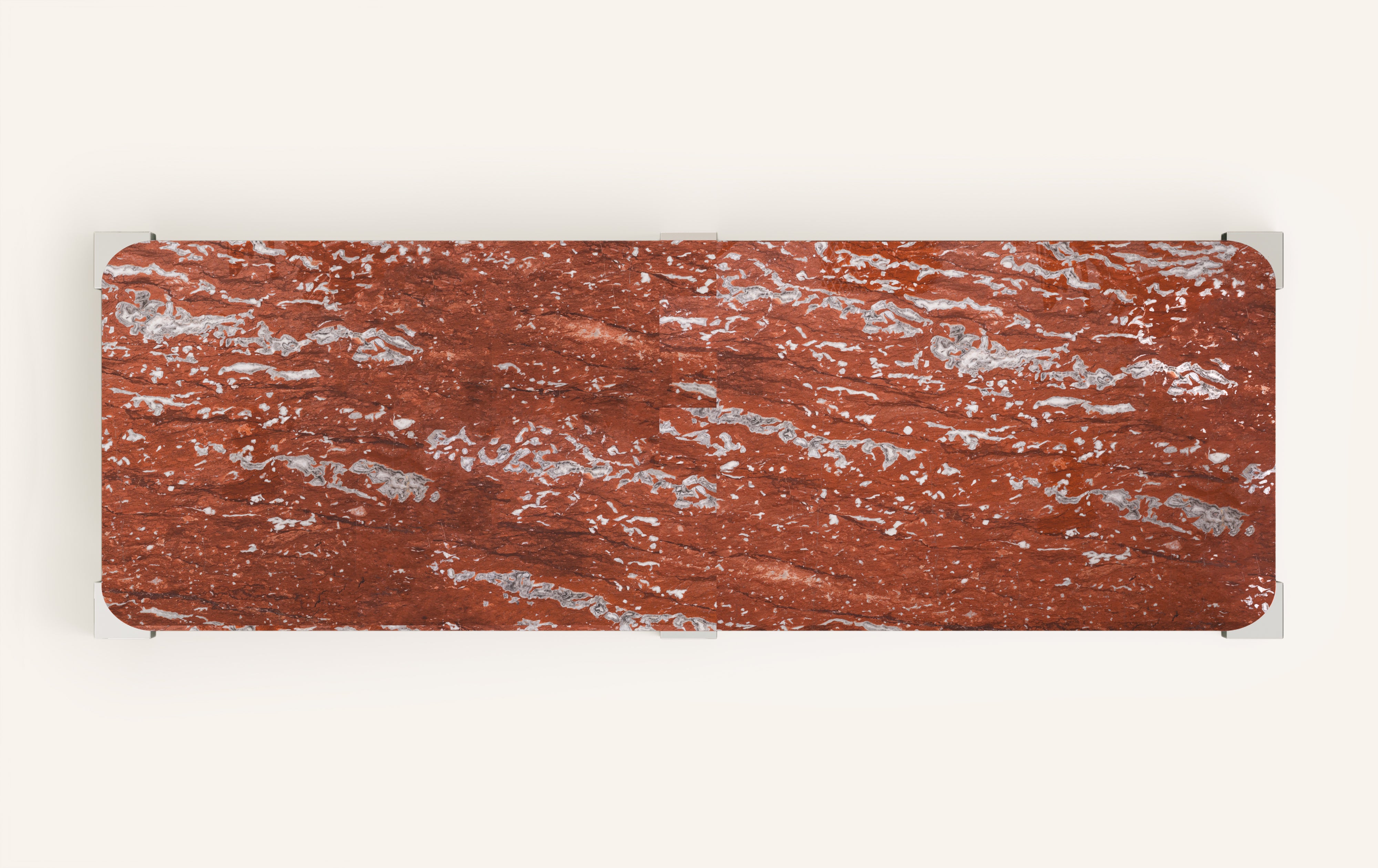 ROSSO FRANCIA MARBLE & CHROME-5