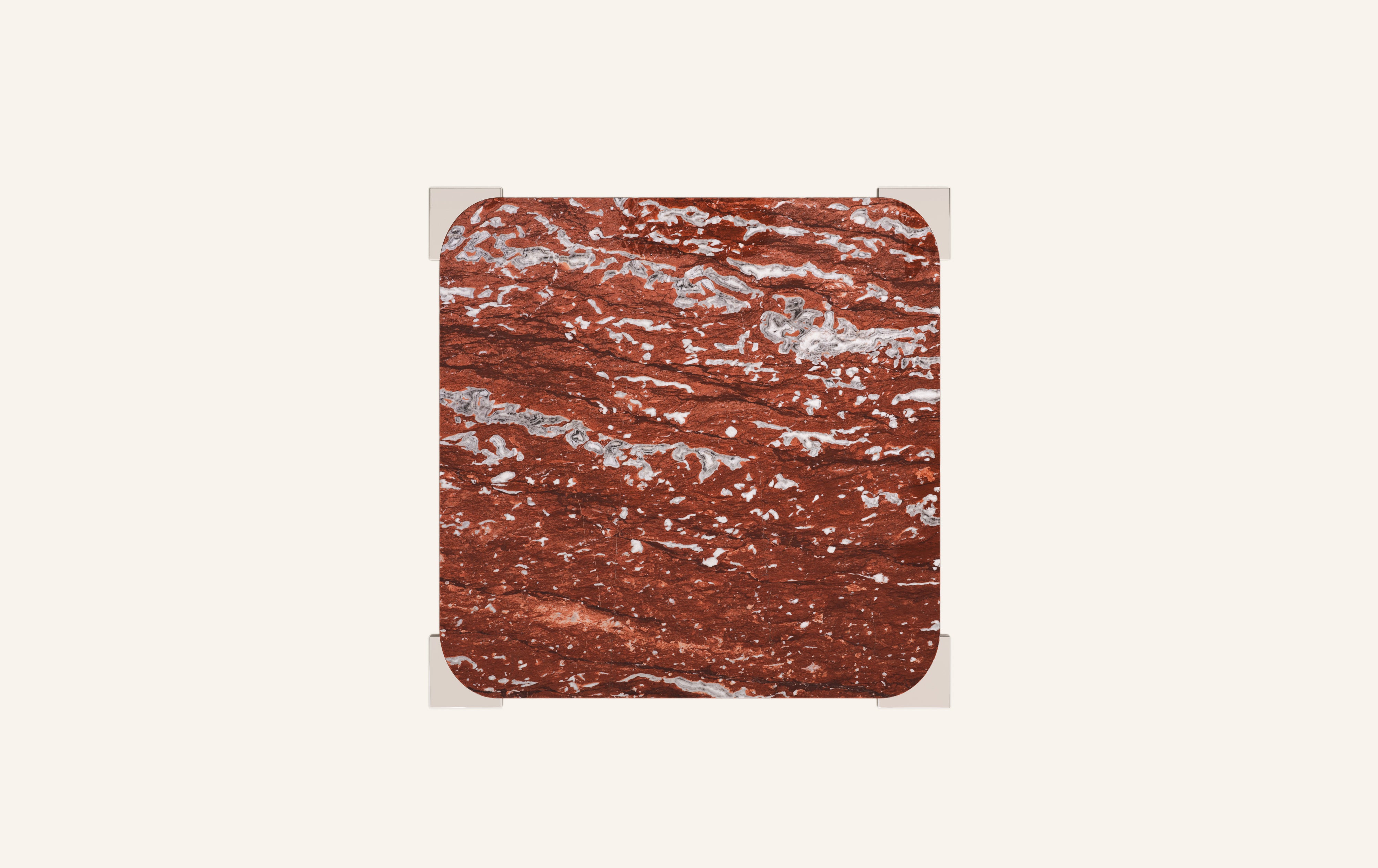 ROSSO FRANCIA MARBLE & CHROME